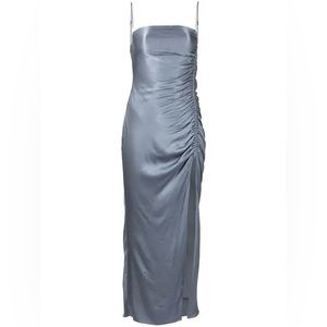 Shona Joy midi dress with front slit